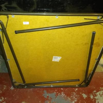 Square folding table