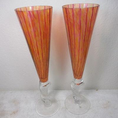 Symers glass champaign flutes