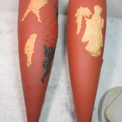 Japanese Tooname clay vases