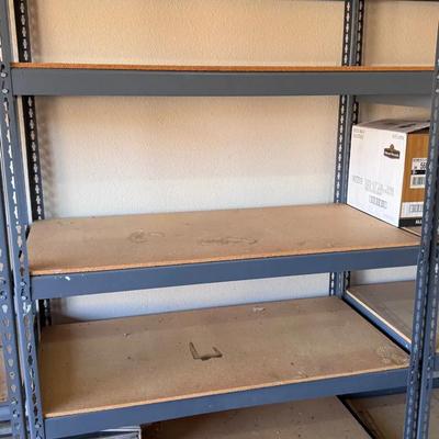 Metal Shelves (72”H x 48”W x 24”D) – Lot 2