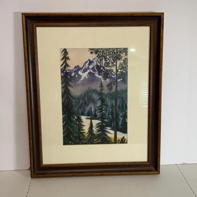 Mountain Artwork (23” x 19”) 