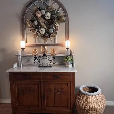 Marble Top Buffet 43x43.5x19