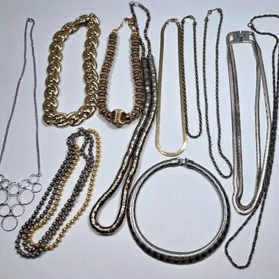 Vintage Mixed Metals Necklaces 