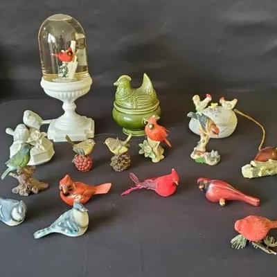 (16) Pieces of Unique Bird Decor
