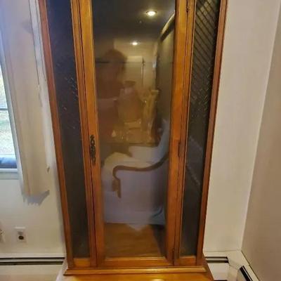 Tall Glass Front Display Cabinet