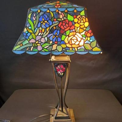 Beautiful Stained Glass Lamp