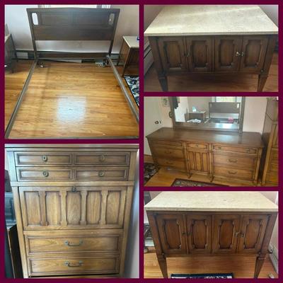 (5) Piece Wooden Bedroom Set