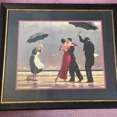 Beautifully Framed "Singing Butler II" Print 