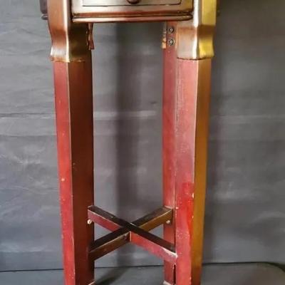 Mahogany Plant Stand