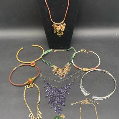 Interesting Statement Necklaces- Some Vintage 