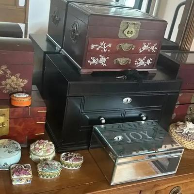 Assortment of Jewelry Boxes