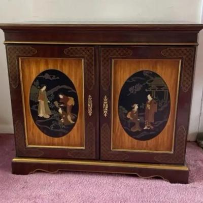 Vintage Asian Style Cabinet 