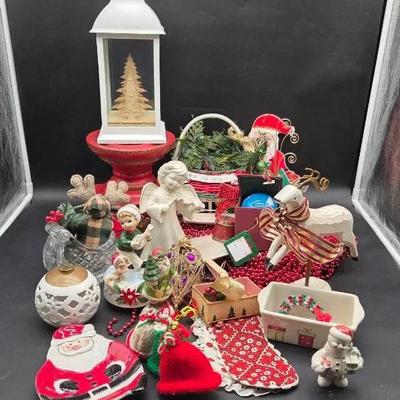 Assorted Christmas Items- Including Lenox and Lefton