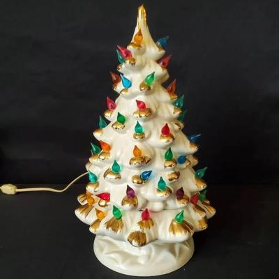 White Ceramic Christmas Tree