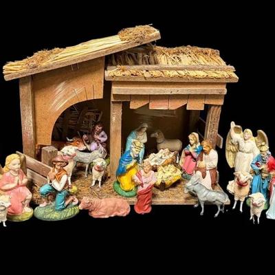 Made In Germany + Italy Christmas Nativity Scene 