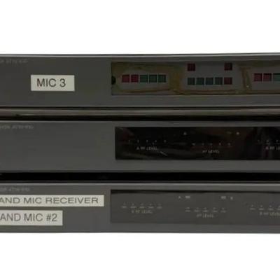 Audio Technica Diversity Receivers ATW-R10 Qty 3