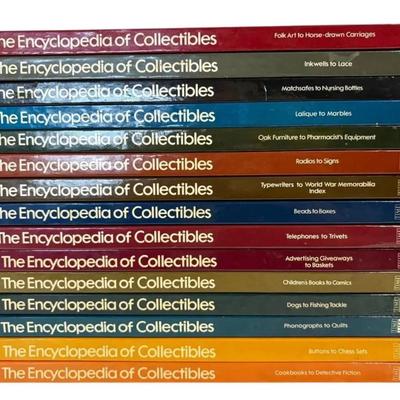Stack Of Encyclopedias Of Collectibles 