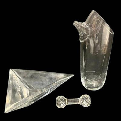 Signed + Numbered Kossa Pitcher, Orrefors Sweden Bowl, + More