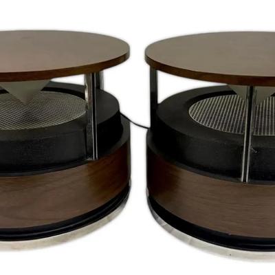 Zenith Mid-Century "Circle of Sound" Speakers (Model 24-1822/23 K1)
