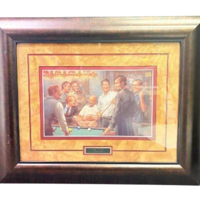 Framed “Calling The Blue” Print By Andy Thomas (31”x25”)