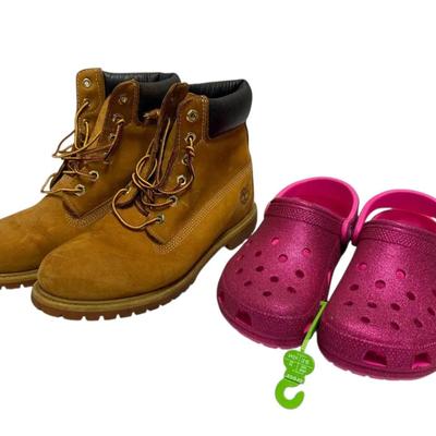 Timberland (10m) & Women’s Crocs (6m) NWT
