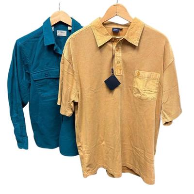 L.L. Bean (14) + Polo Ralph Lauren (XXXL) Button Up Shirts