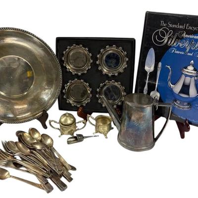 Encyclopedia Of American Silverplate Book, Silverplated Plate, Flatware & More 