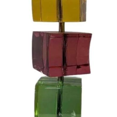 Modern Multi Colored Cube Table Lamp