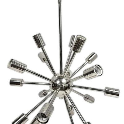 MCM Style Atomic Silver Sputnik Chandelier