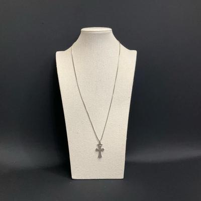 925 Chain Necklace with Cross Pendant 
