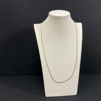 Silver Herringbone 26" Chain