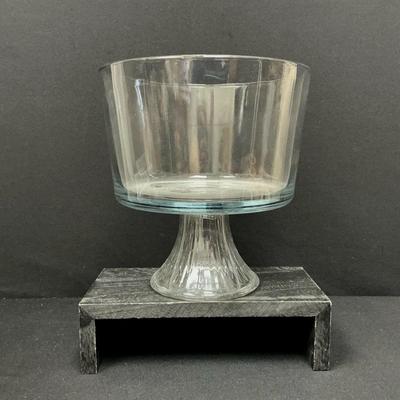 Vintage Glass Trifle Bowl
