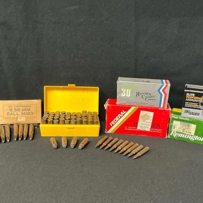357 Ammo Lot, 5.56, 40 Rifle Rounds
