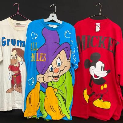 Vintage Walt Disney Character, Shirts And More