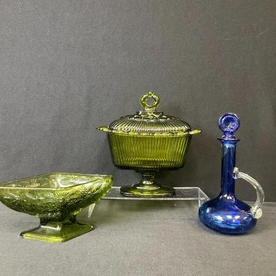 Vintage Indiana Glasses And Decanter