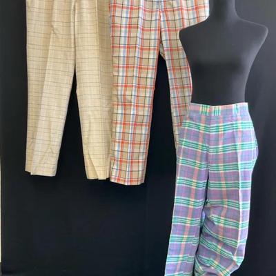 Men’s Plaid Trousers