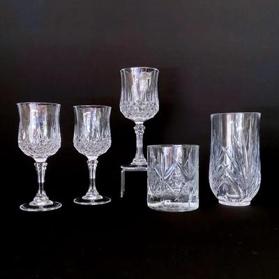 Cristal D’Arques And Dewar’s Crystal Glasses