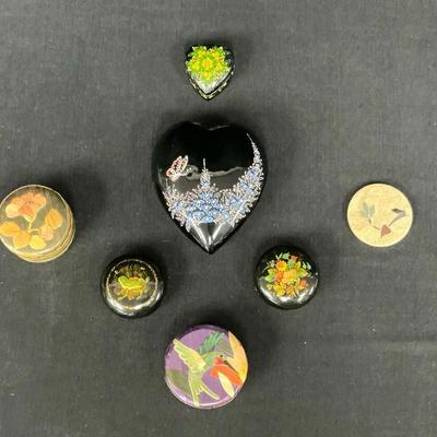 Handpainted And Artisan Trinket Boxes