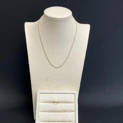 10K Necklace And Ring