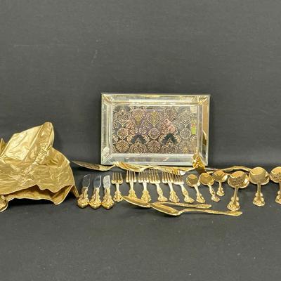 Gold-Colored Flatware