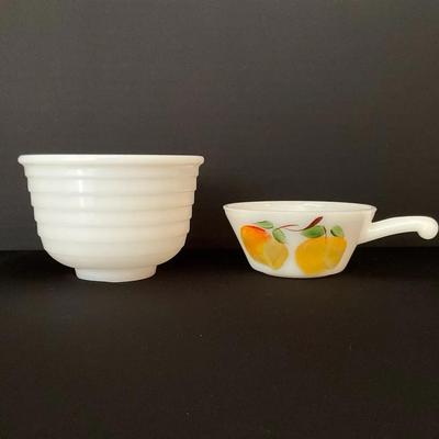Vintage Milk Glass Dishes