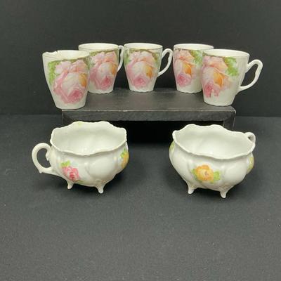 Demitasse Cups And Vintage Creamers
