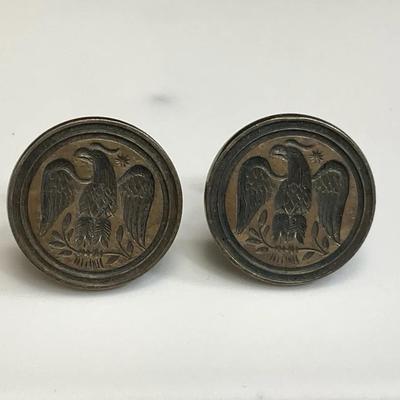 Vintage Sterling Silver Alan Adler Eagle Cufflinks