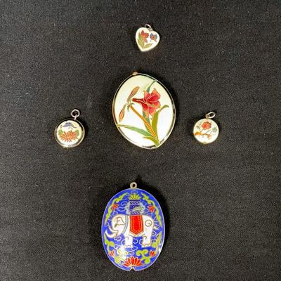 Cloisonné Brooches & Baubles 