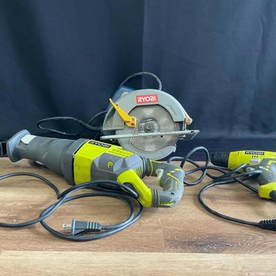 Ryobi Modern Cord Power Tool Lot