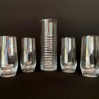 Schott Zwiesel Crystal Pitcher And Glasses