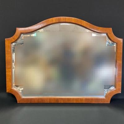 Vintage Wood Framed Mirror