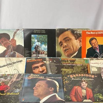 Johnny Cash Vinyl Lot 