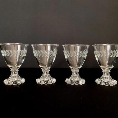 Anchor Hocking Laurel Leaf Boopie Glasses