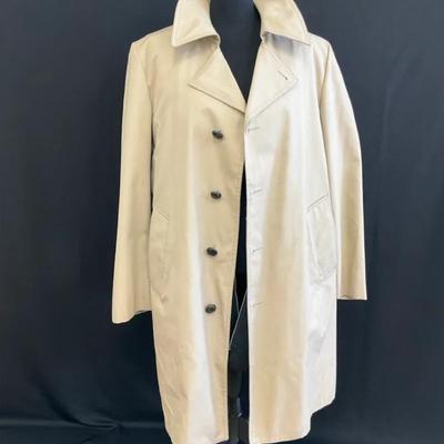 London Fog Trench Coat, Size 42